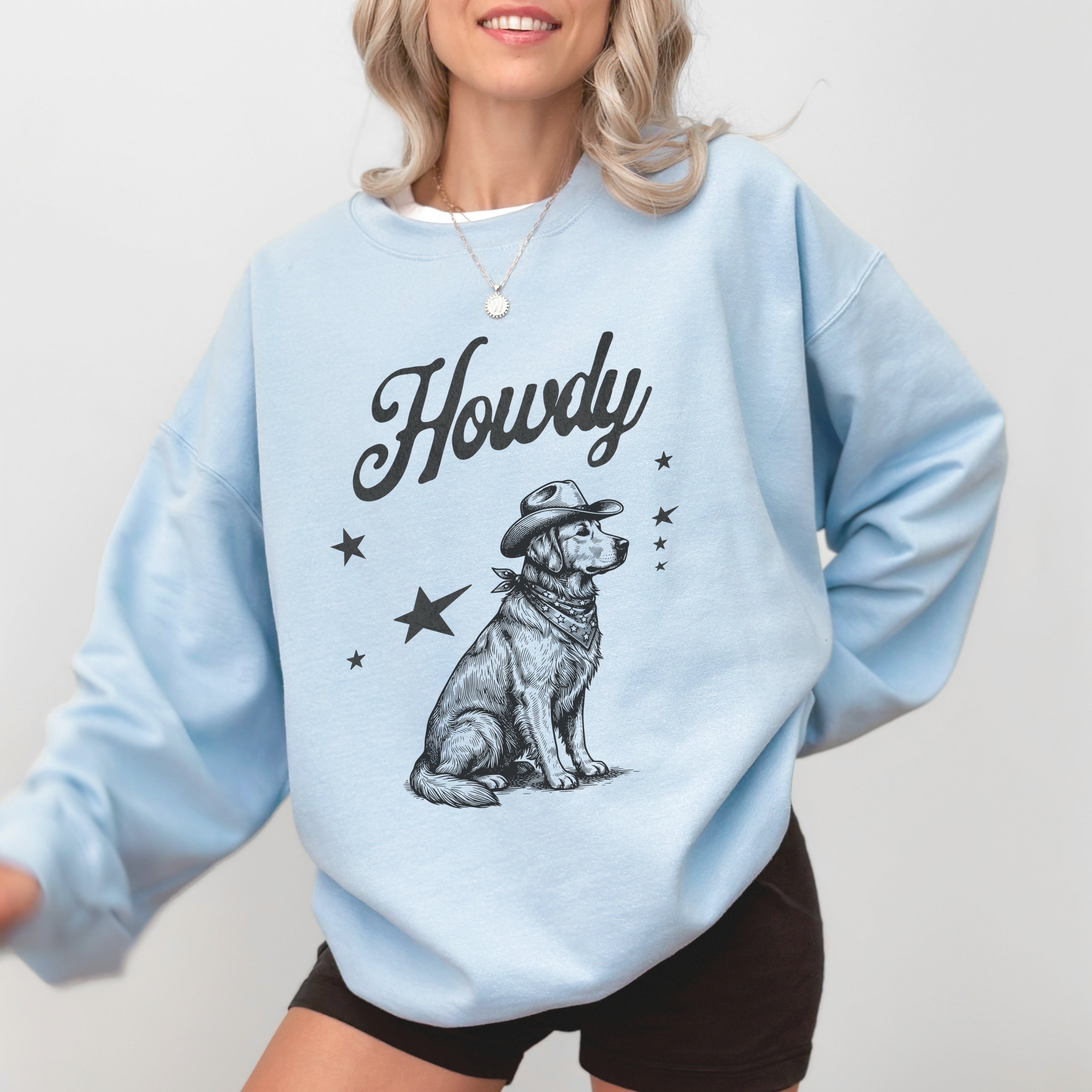 Howdy Golden Retriever Sweatshirt