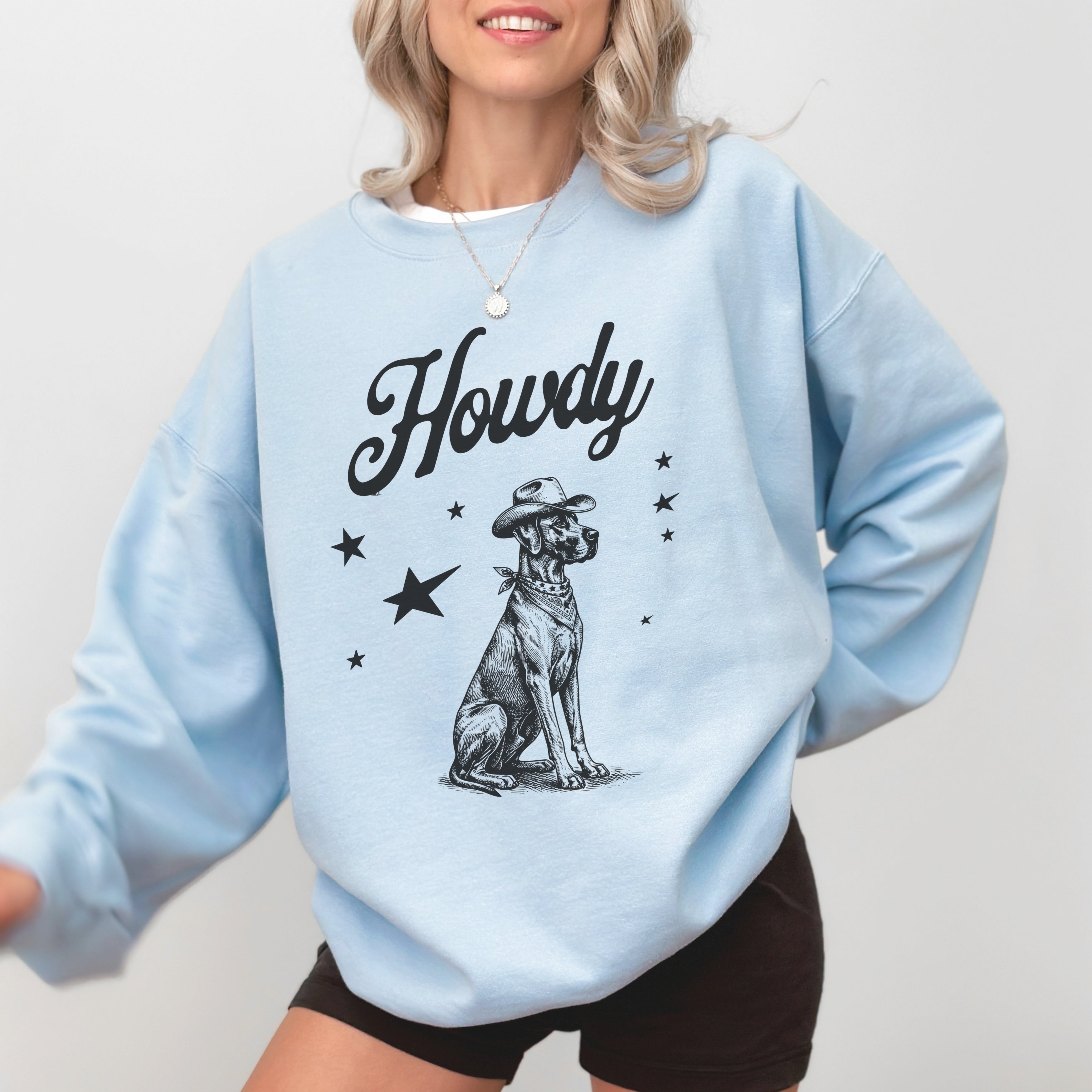 Howdy Great Dane Sweatshirt
