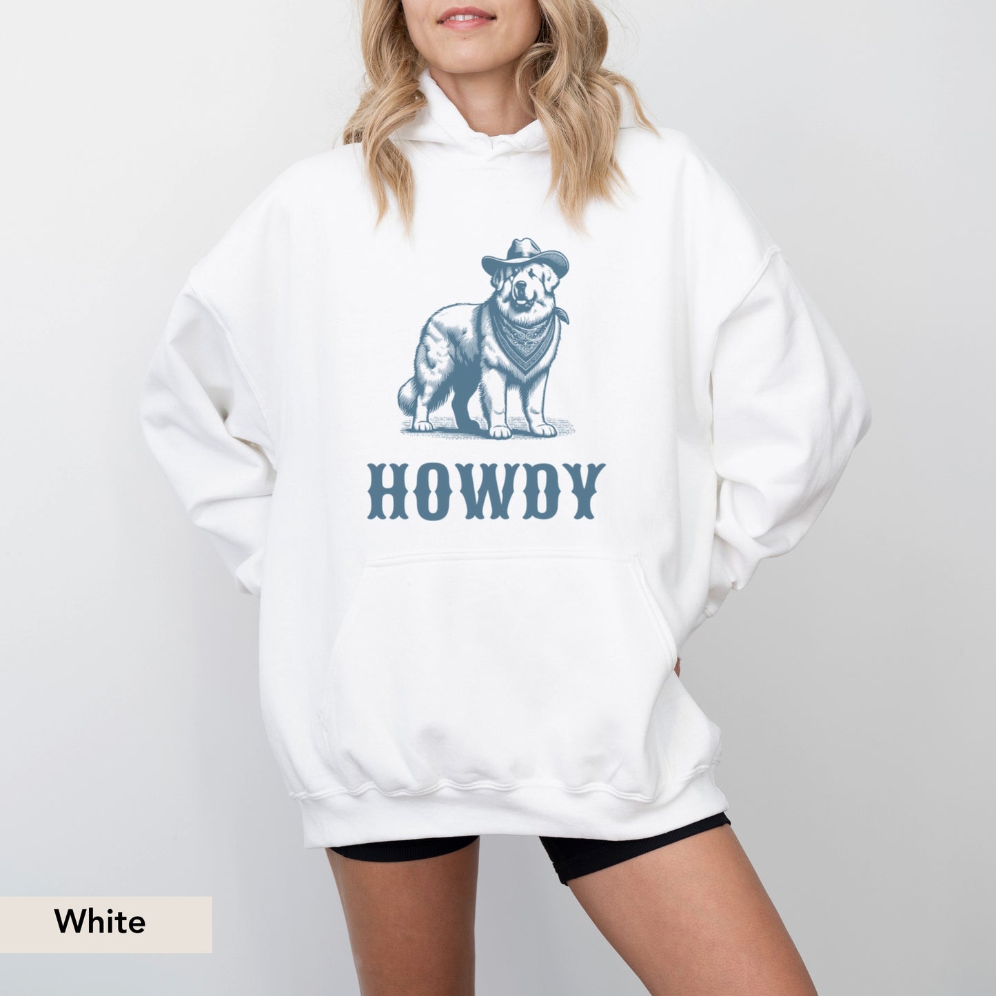 Howdy Great Pyrenees Hoodie