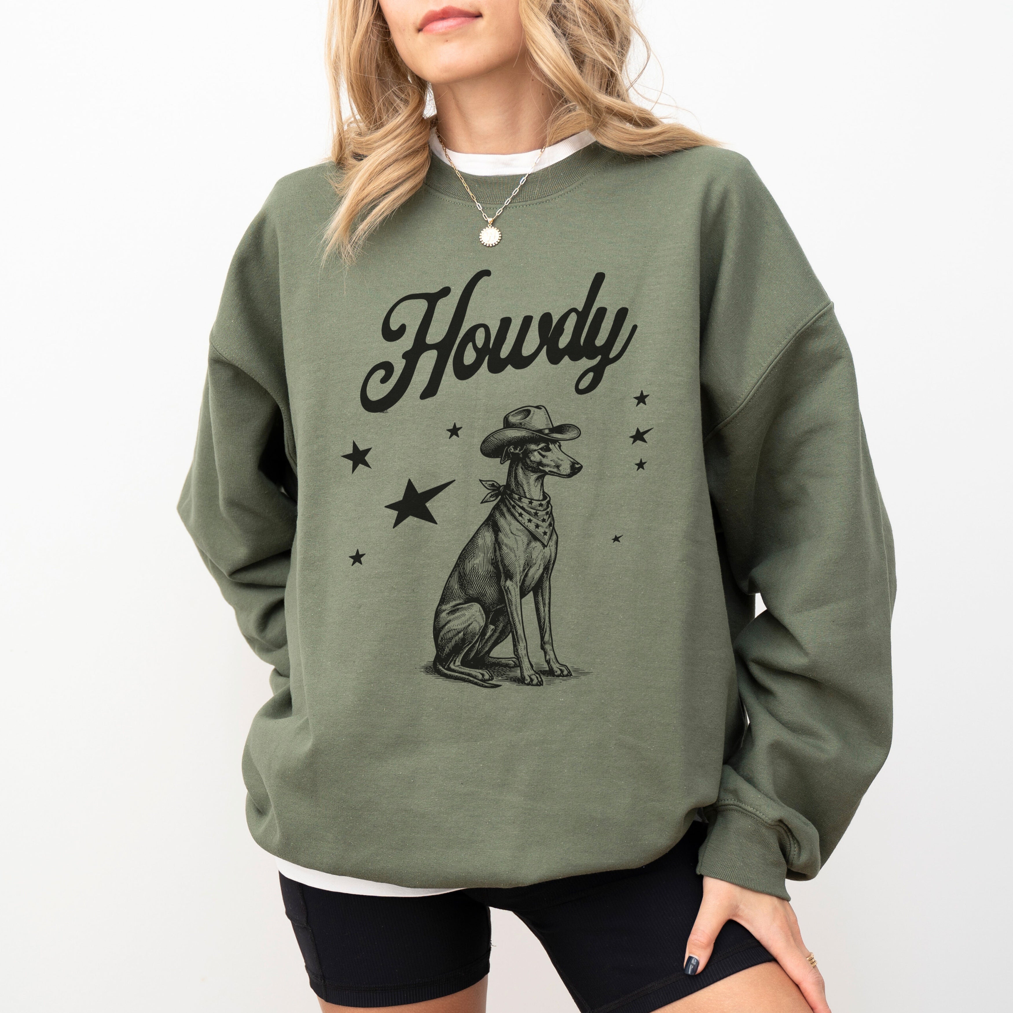 Howdy Greyhound Sweatshirt