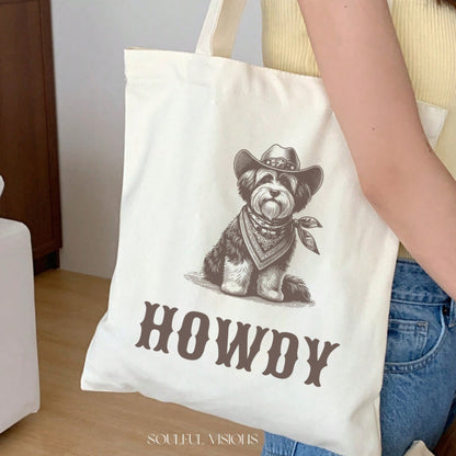 Howdy Havanese Tote Bag