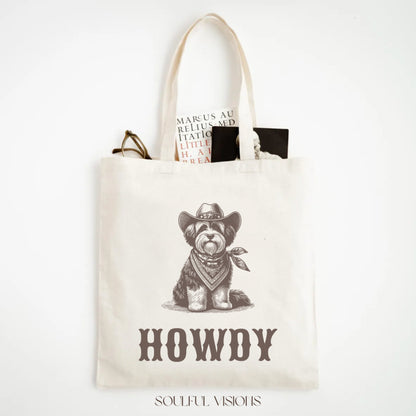 Howdy Havanese Tote Bag