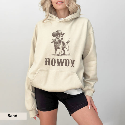 Howdy Jack Russell Hoodie