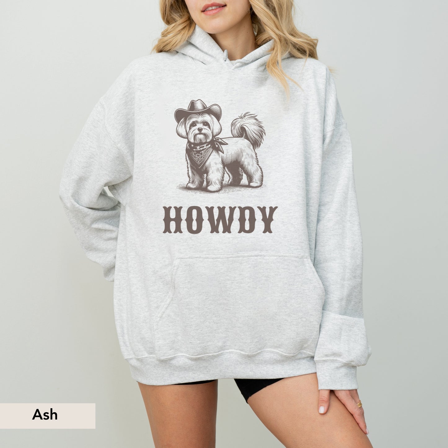 Howdy Maltese Hoodie