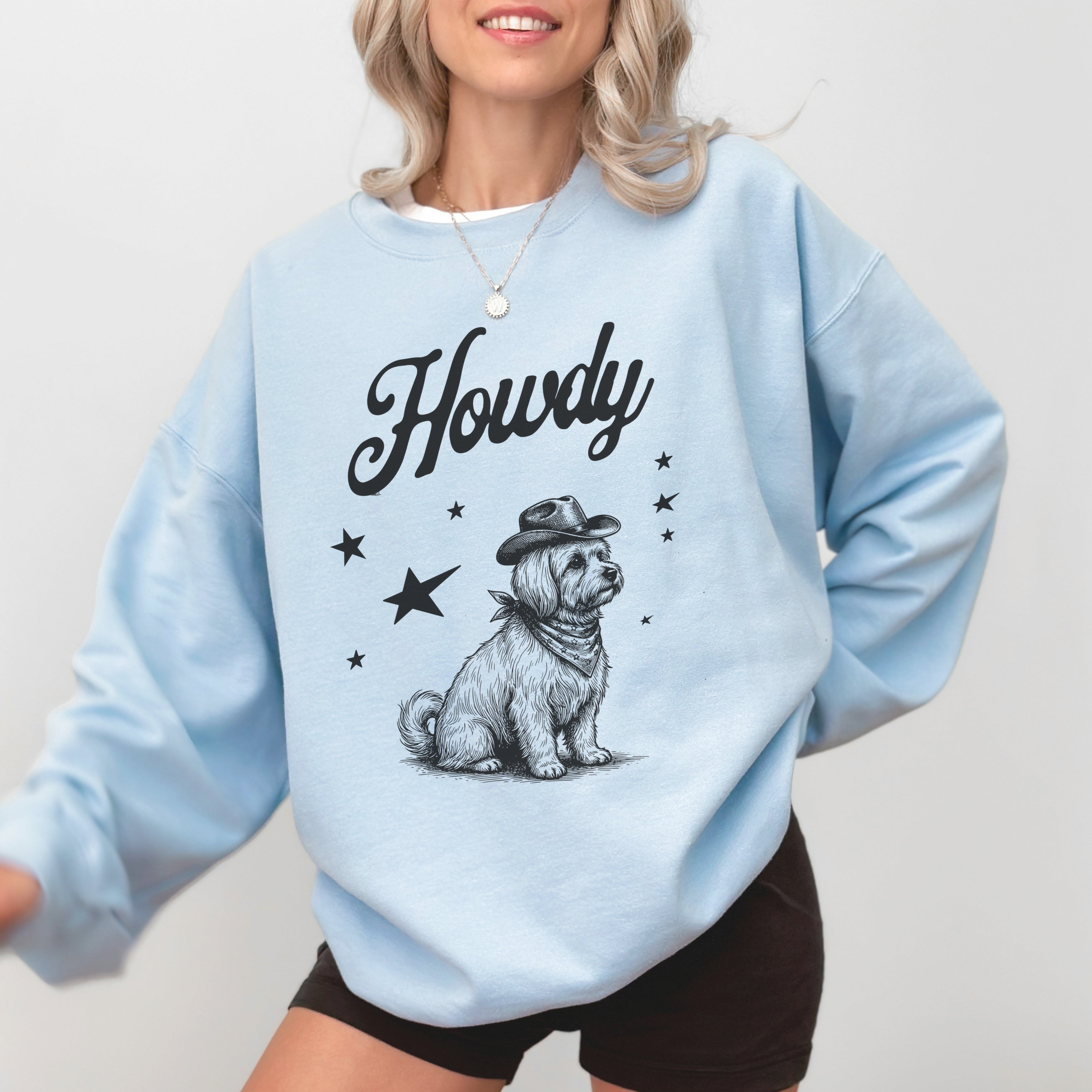 Howdy Maltese Sweatshirt