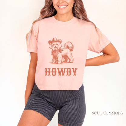 Howdy Maltese Women's Boxy Tee