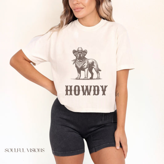 Howdy Mastiff Women's Boxy Tee