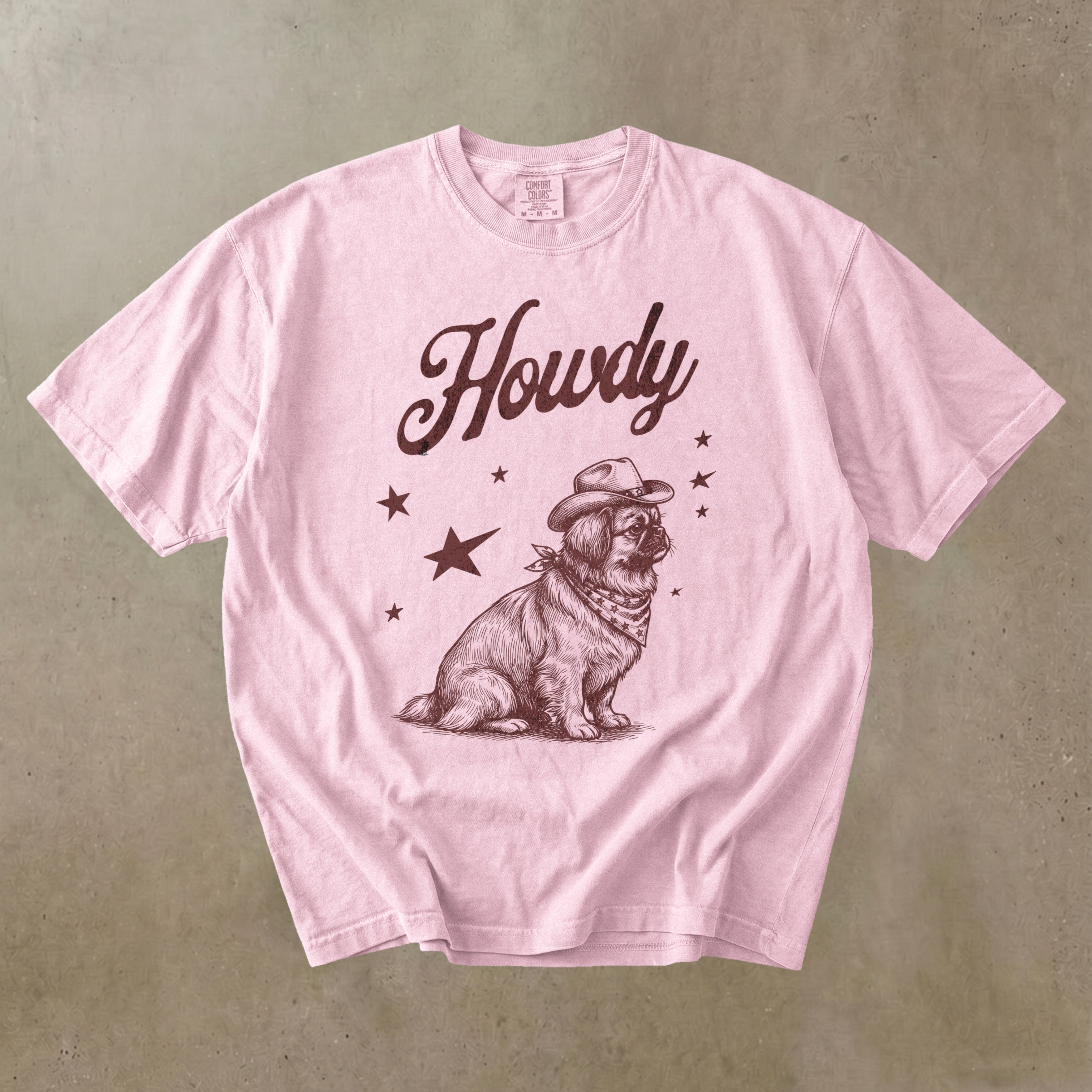Howdy Pekingese T-shirt