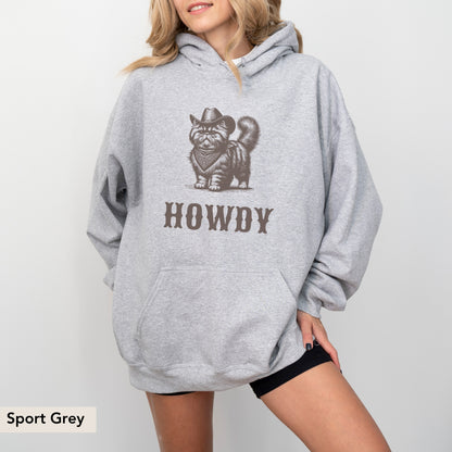 Howdy Persian Cat Hoodie