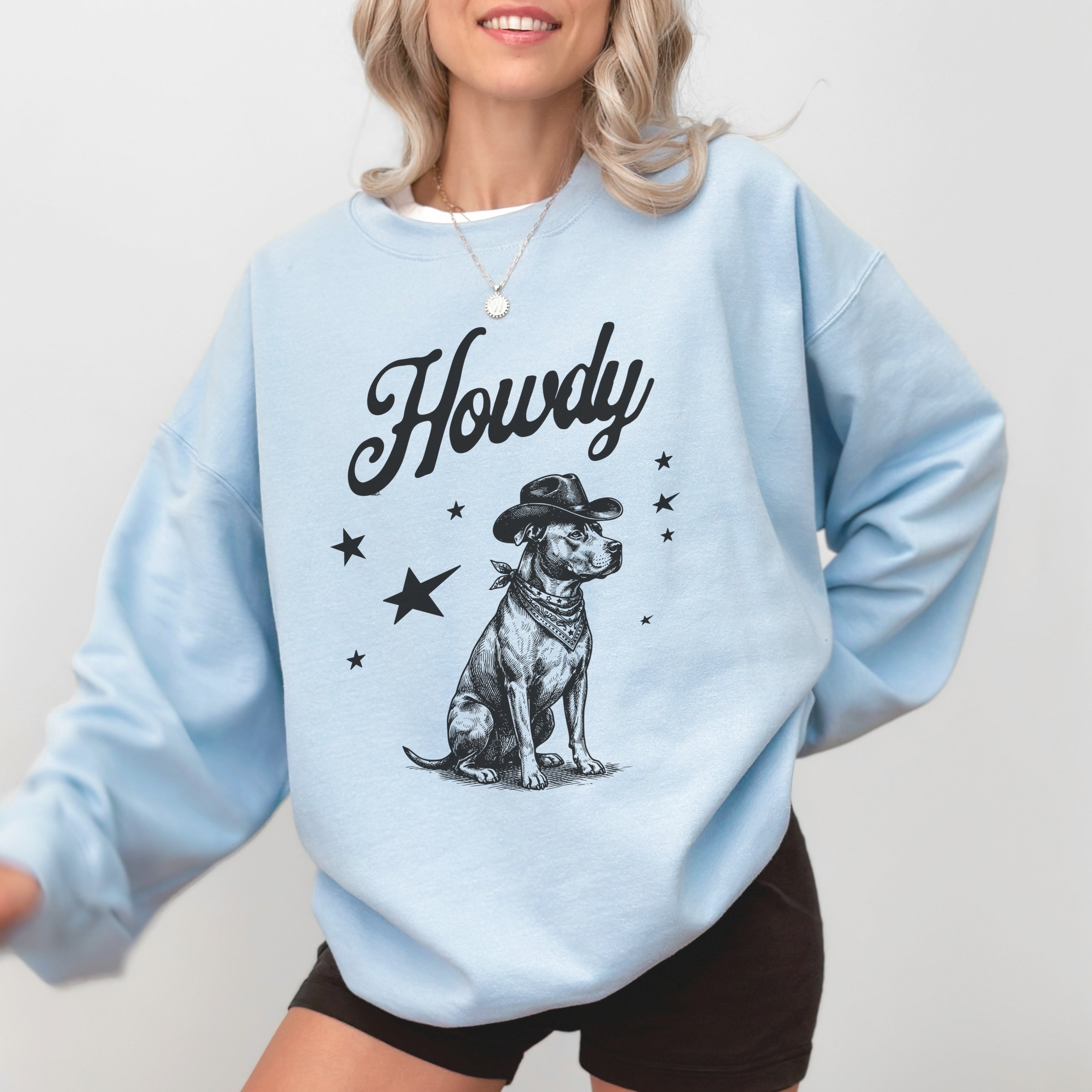 Howdy Pit Bull Sweatshirt