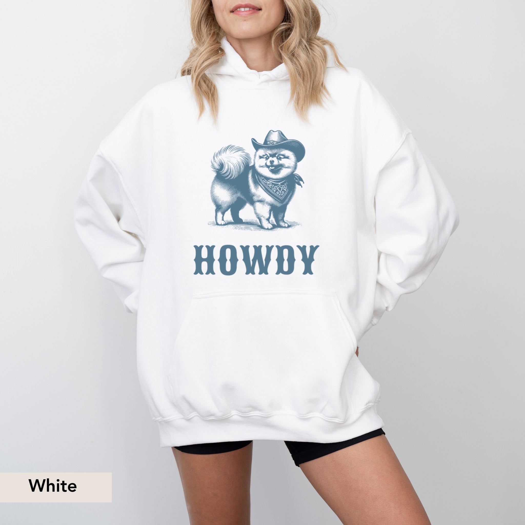 Howdy Pomeranian Hoodie