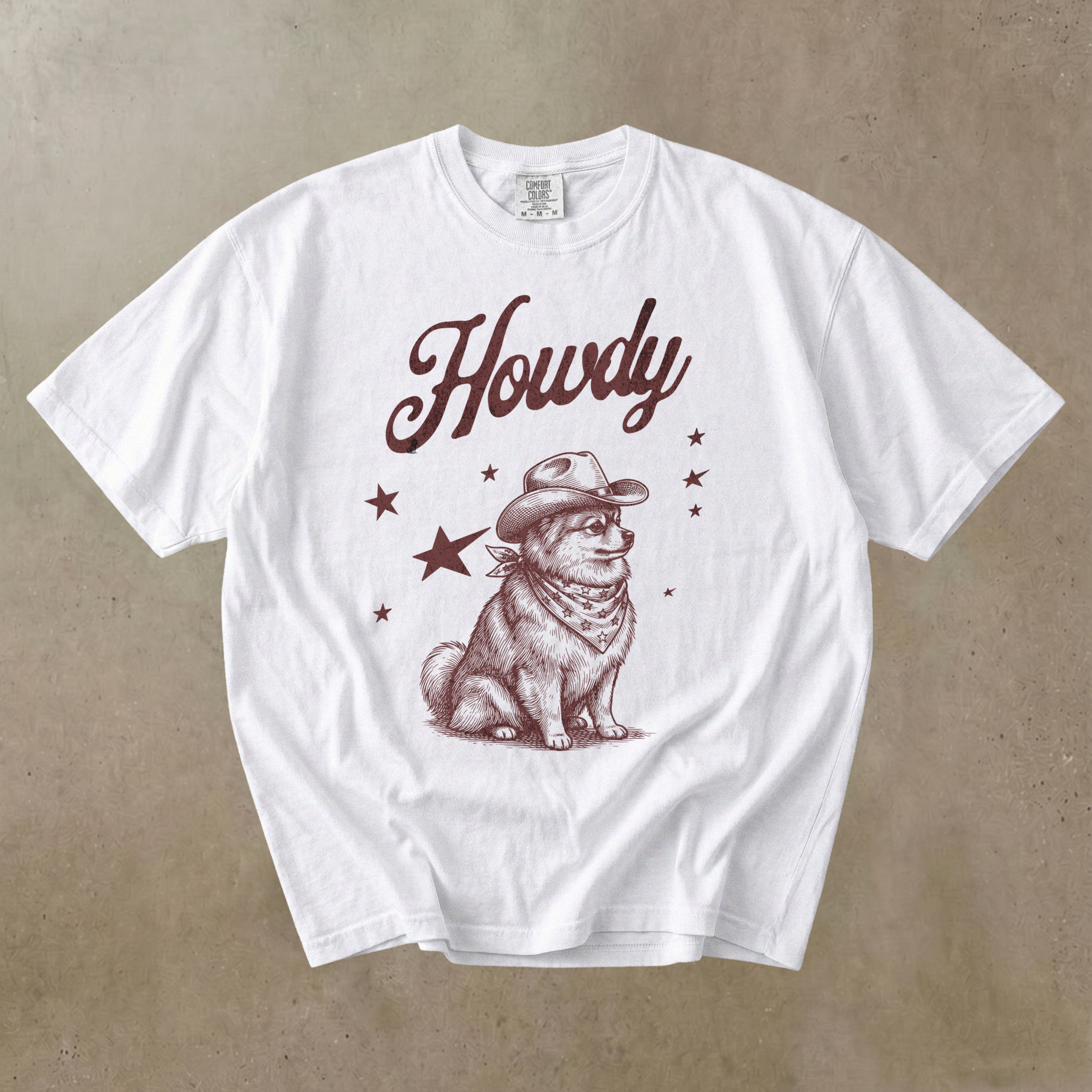 Howdy Pomeranian T-shirt