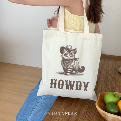 Howdy Ragdoll Tote Bag