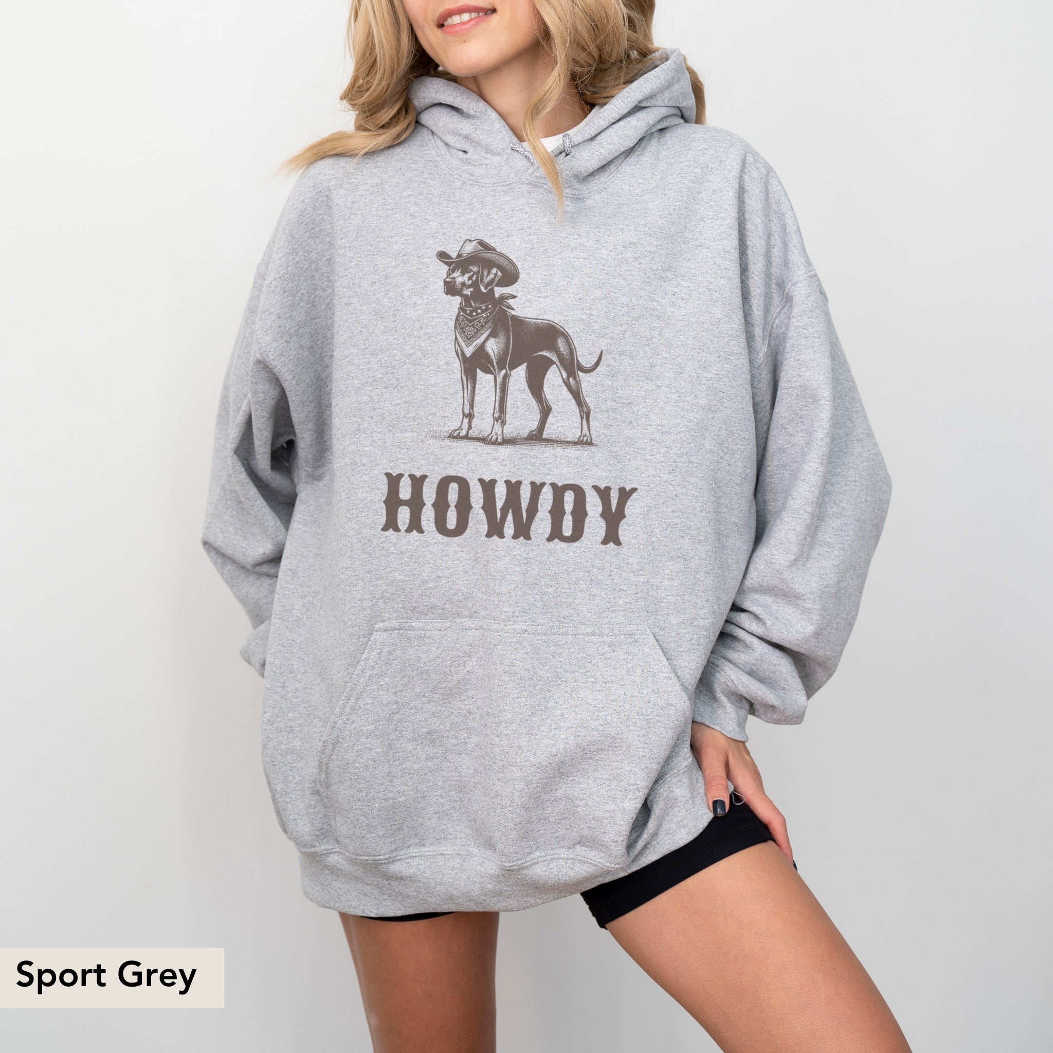 Howdy Rhodesian Ridgeback Hoodie