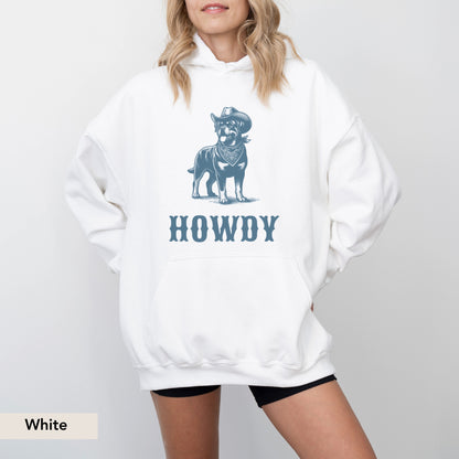 Howdy Rottweiler Hoodie