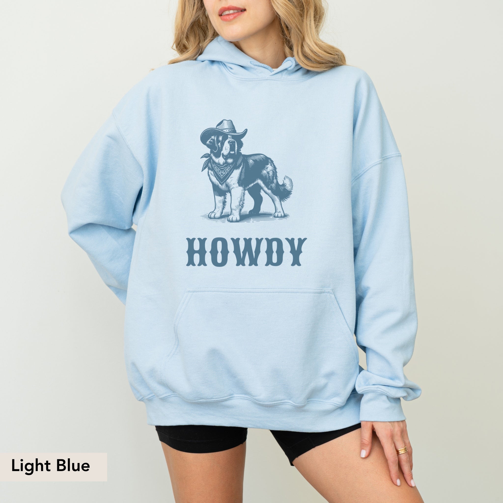 Howdy Saint Bernard Hoodie