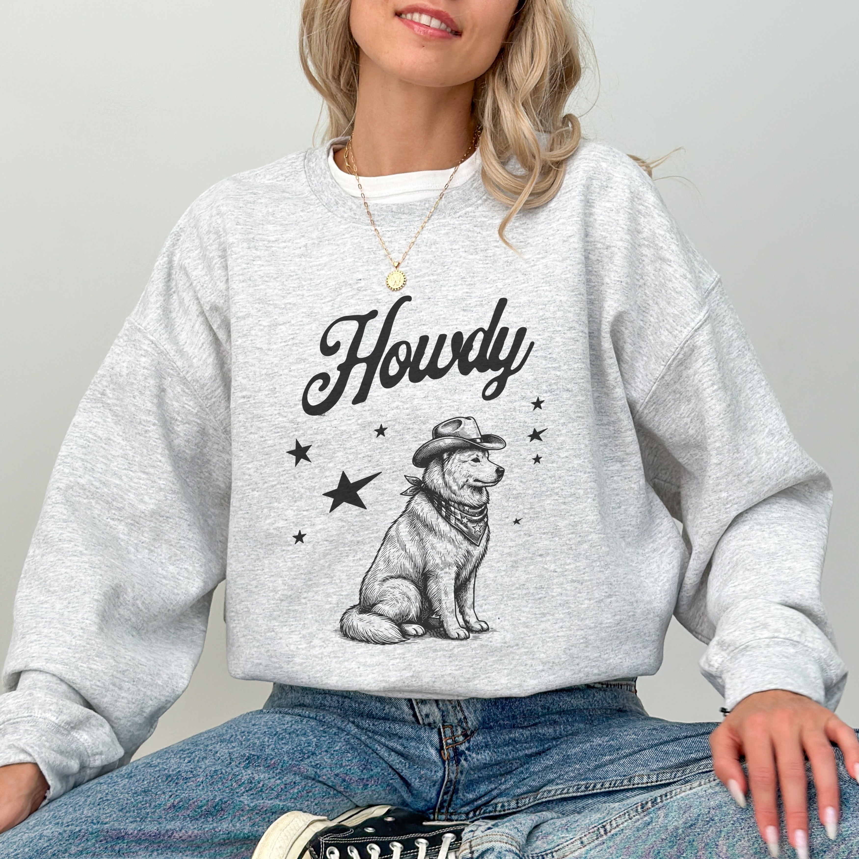 Howdy Samoyed Sweatshirt