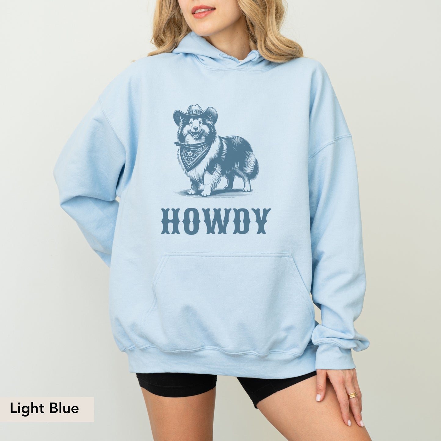 Howdy Shetland Sheepdog Hoodie