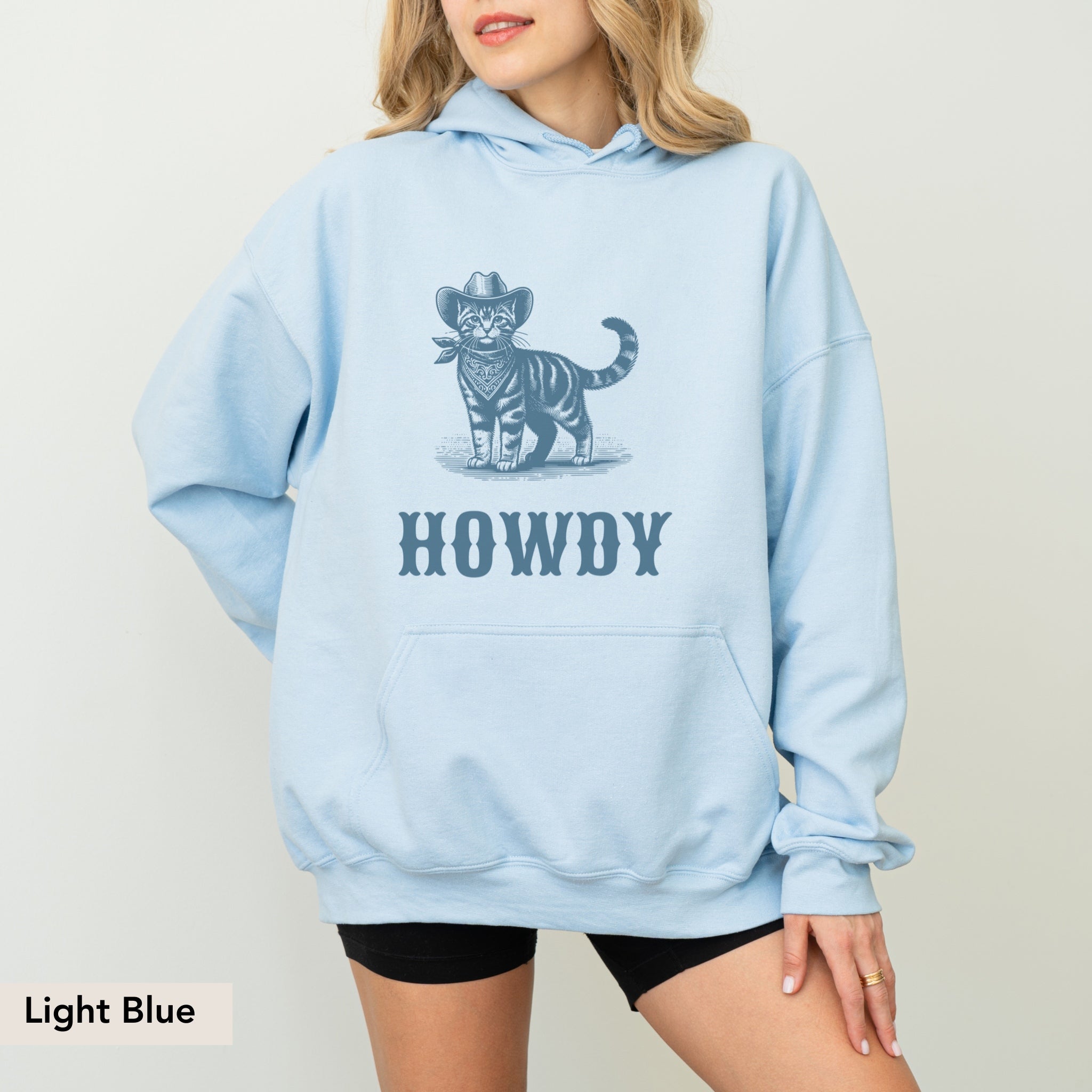 Howdy Tabby Cat Hoodie