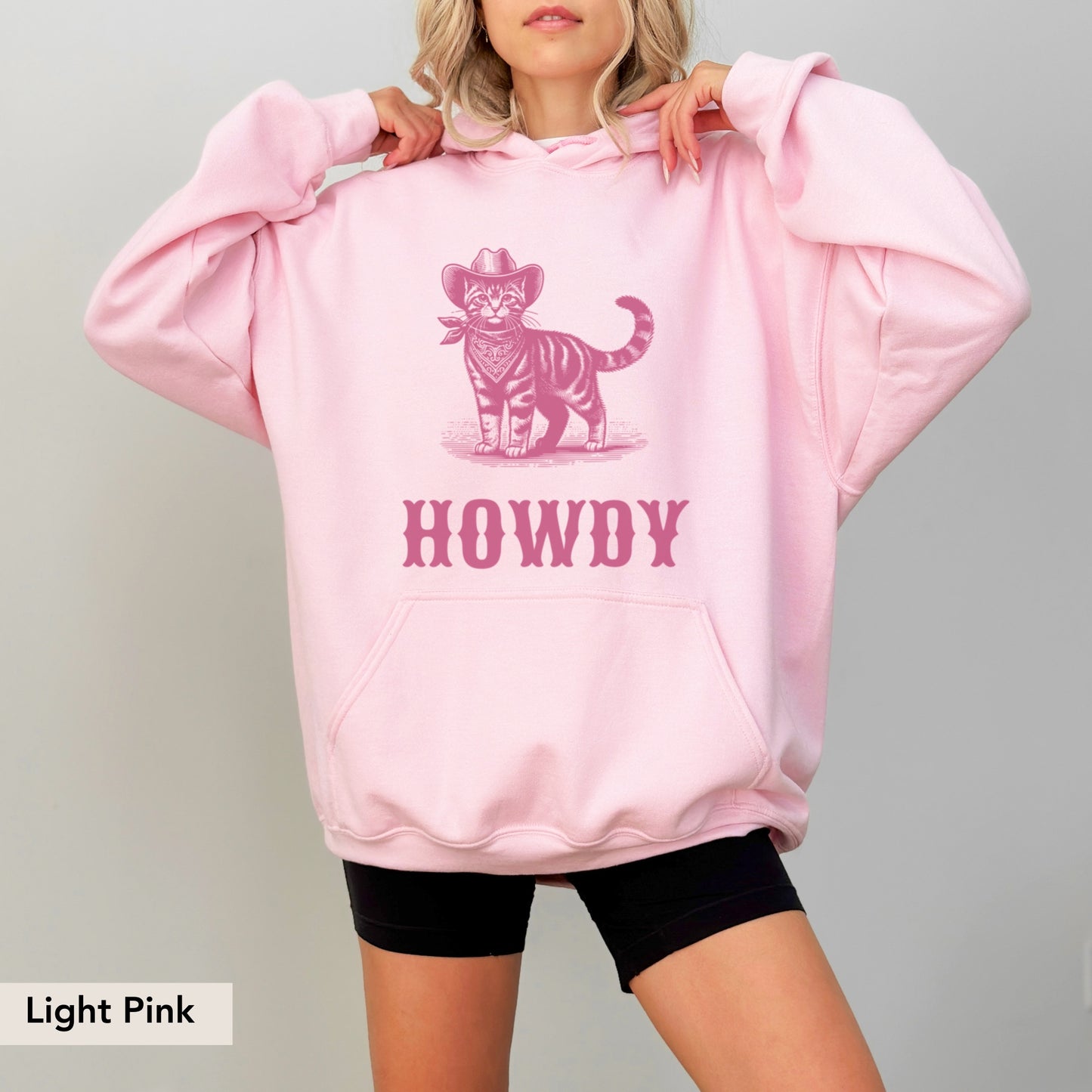Howdy Tabby Cat Hoodie