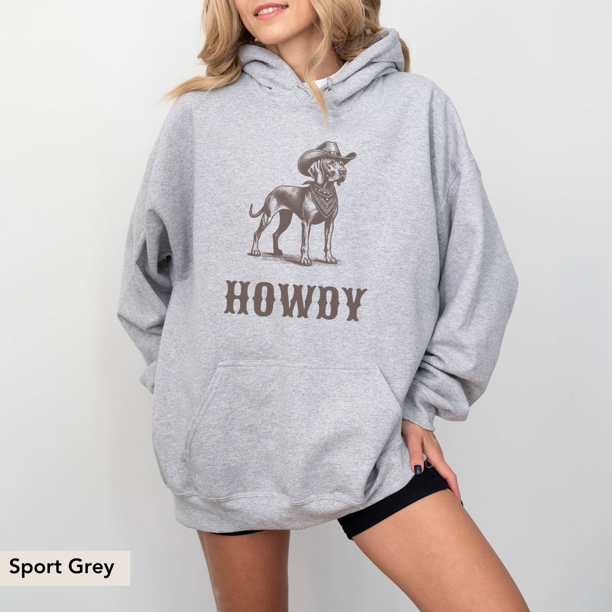 Howdy Vizsla Hoodie