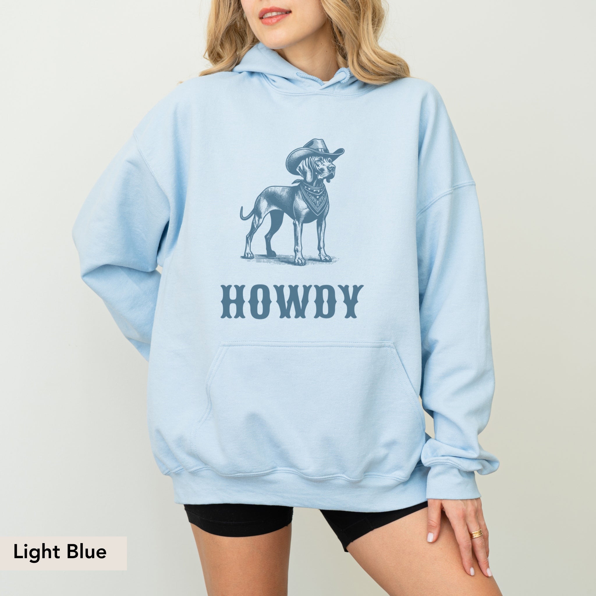 Howdy Vizsla Hoodie