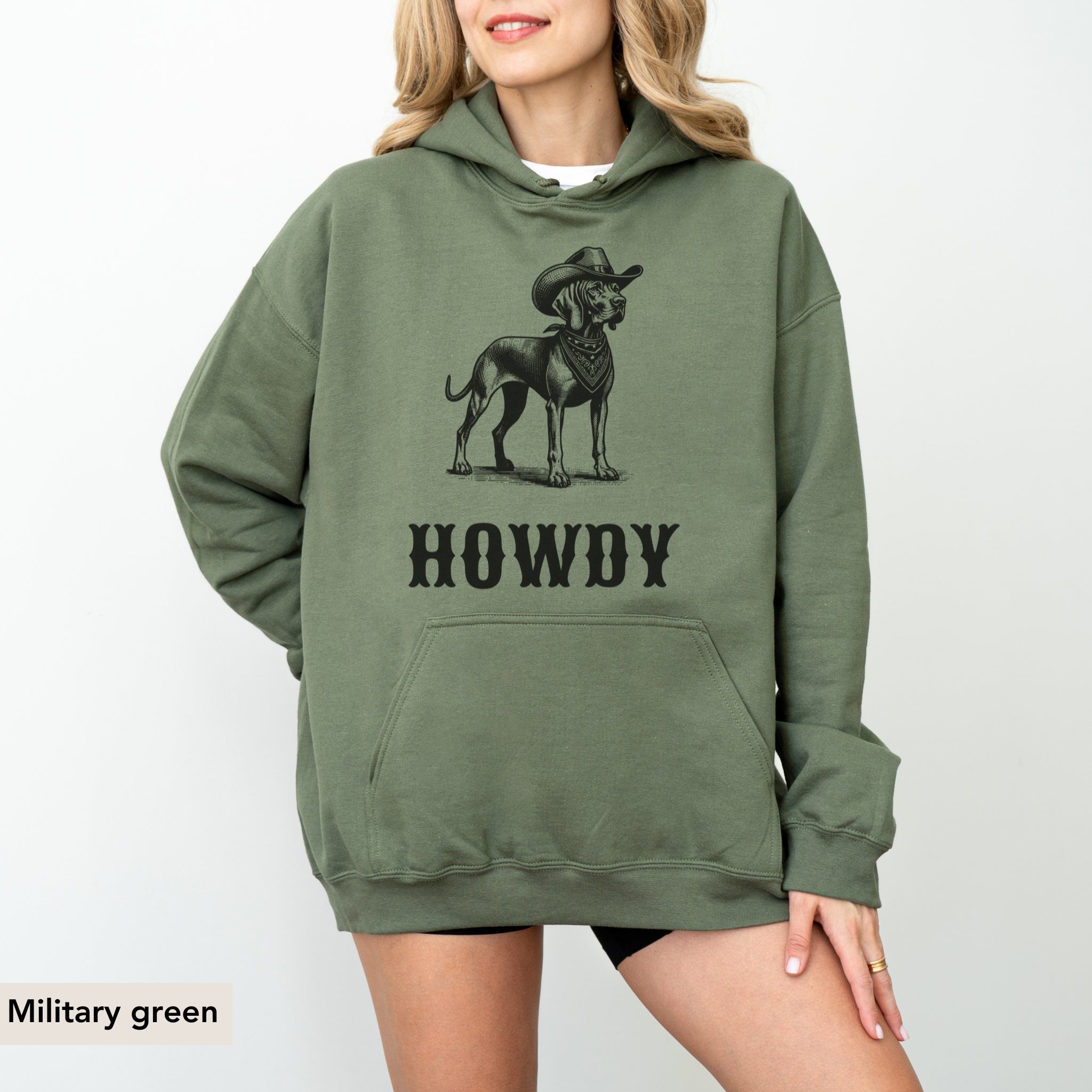 Howdy Vizsla Hoodie