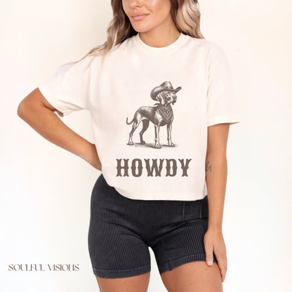 Howdy Vizsla Women's Boxy Tee