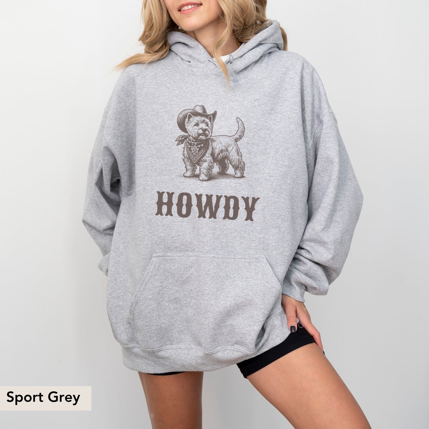 Howdy Westie Hoodie