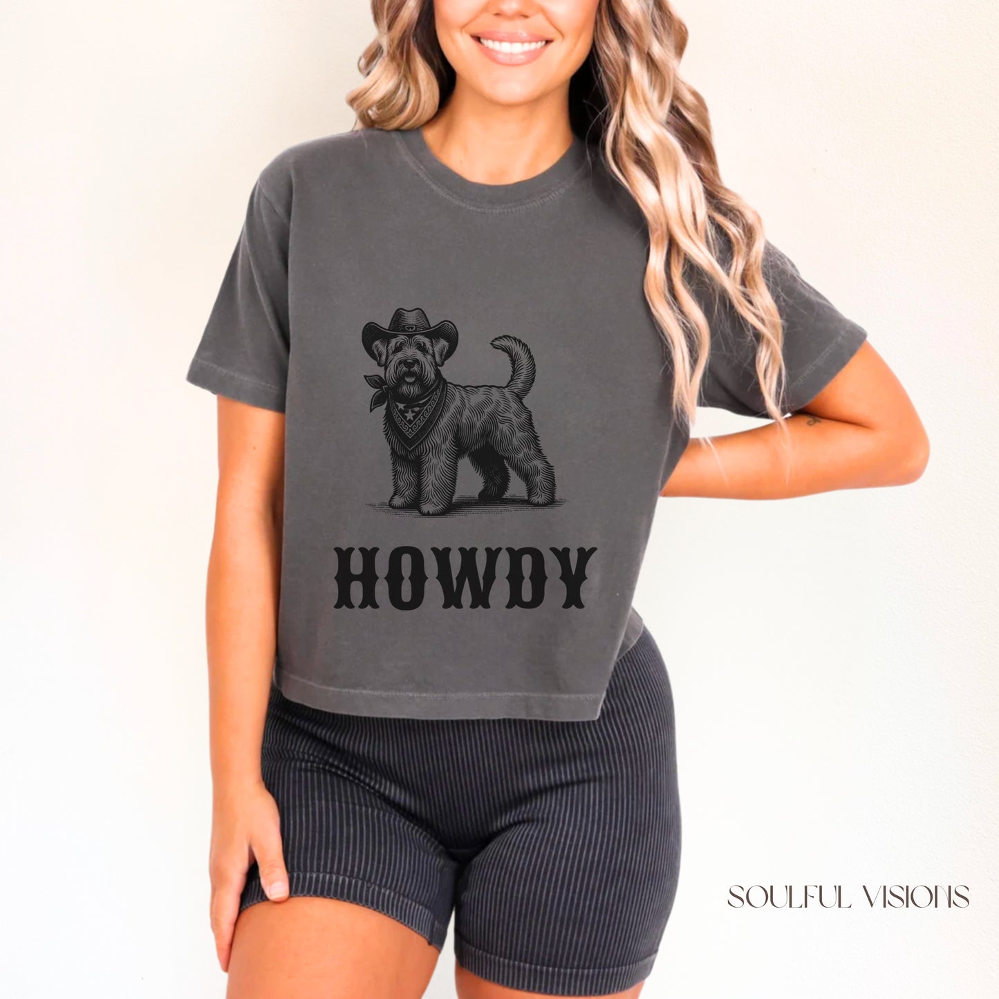 Howdy Wheaten Terrier Women's Boxy Tee