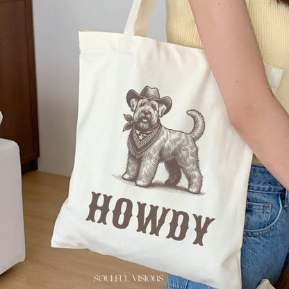Howdy Wheaten Terrier Tote Bag