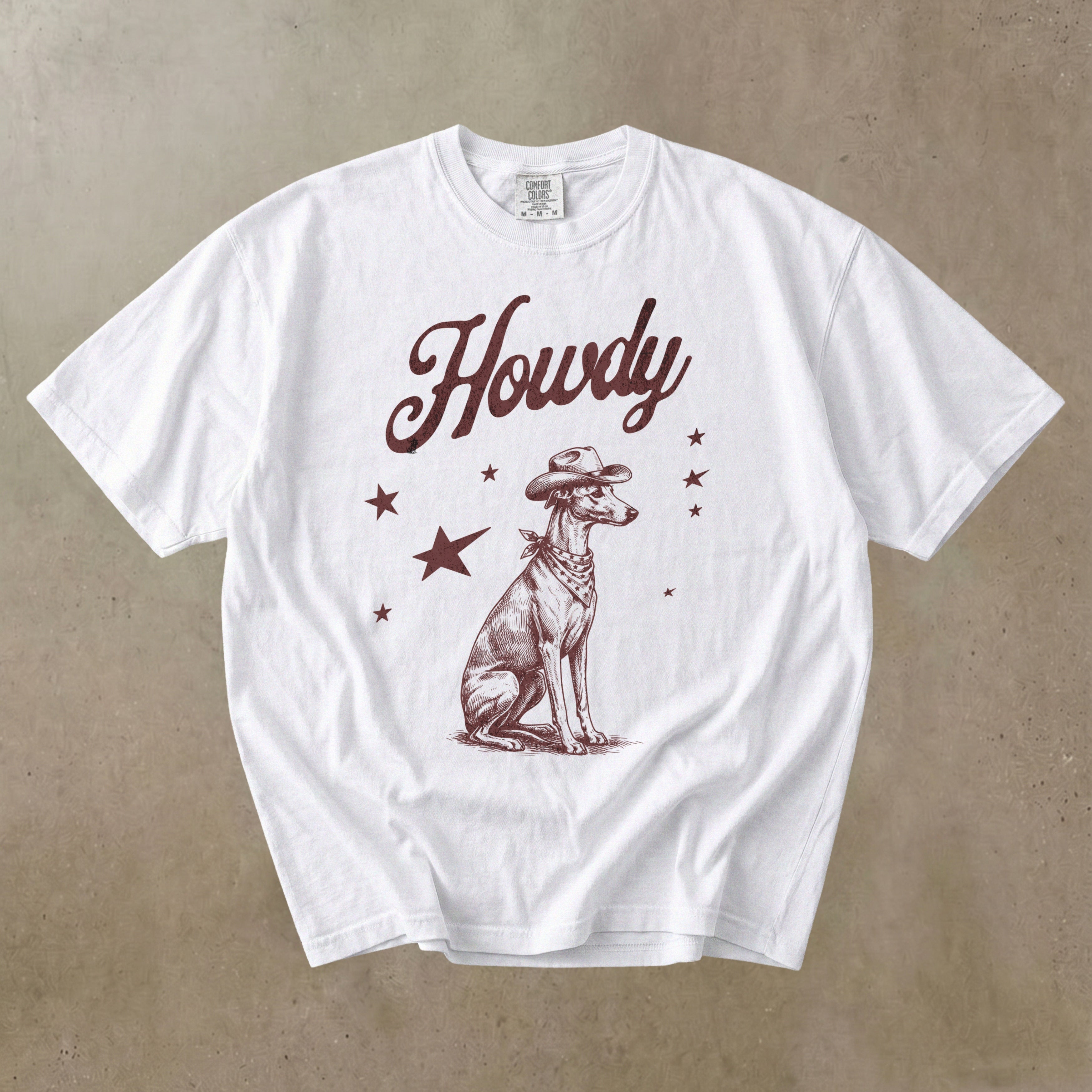 Howdy Whippet T-shirt