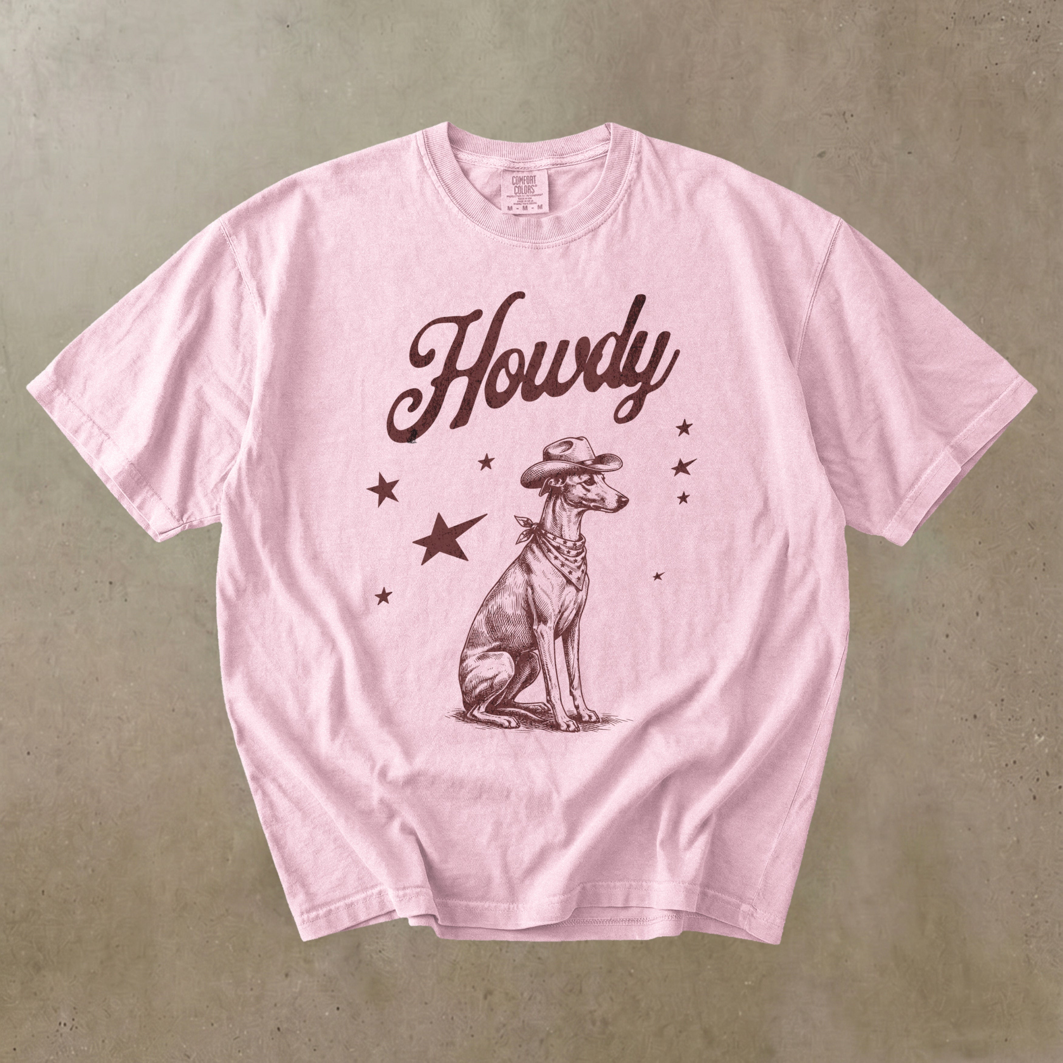 Howdy Whippet T-shirt