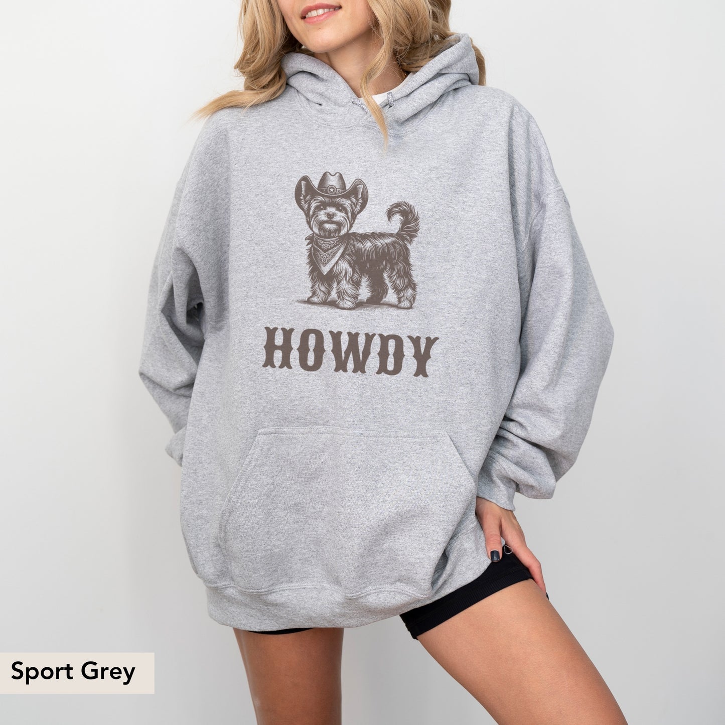 Howdy Yorkshire Terrier Hoodie