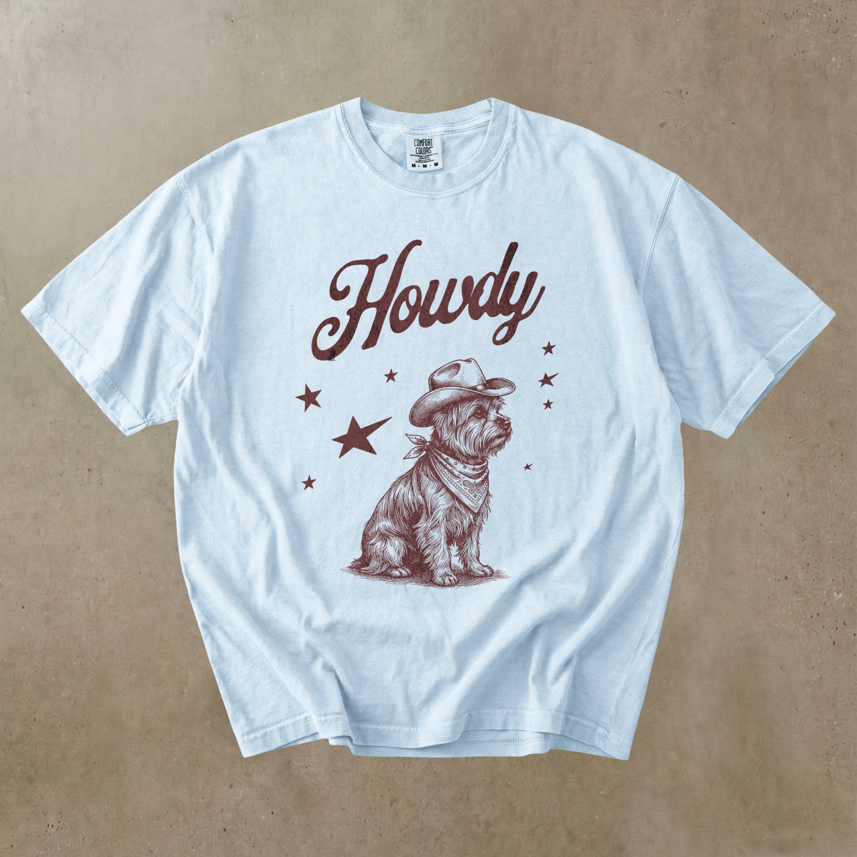 Howdy Yorkshire Terrier T-shirt