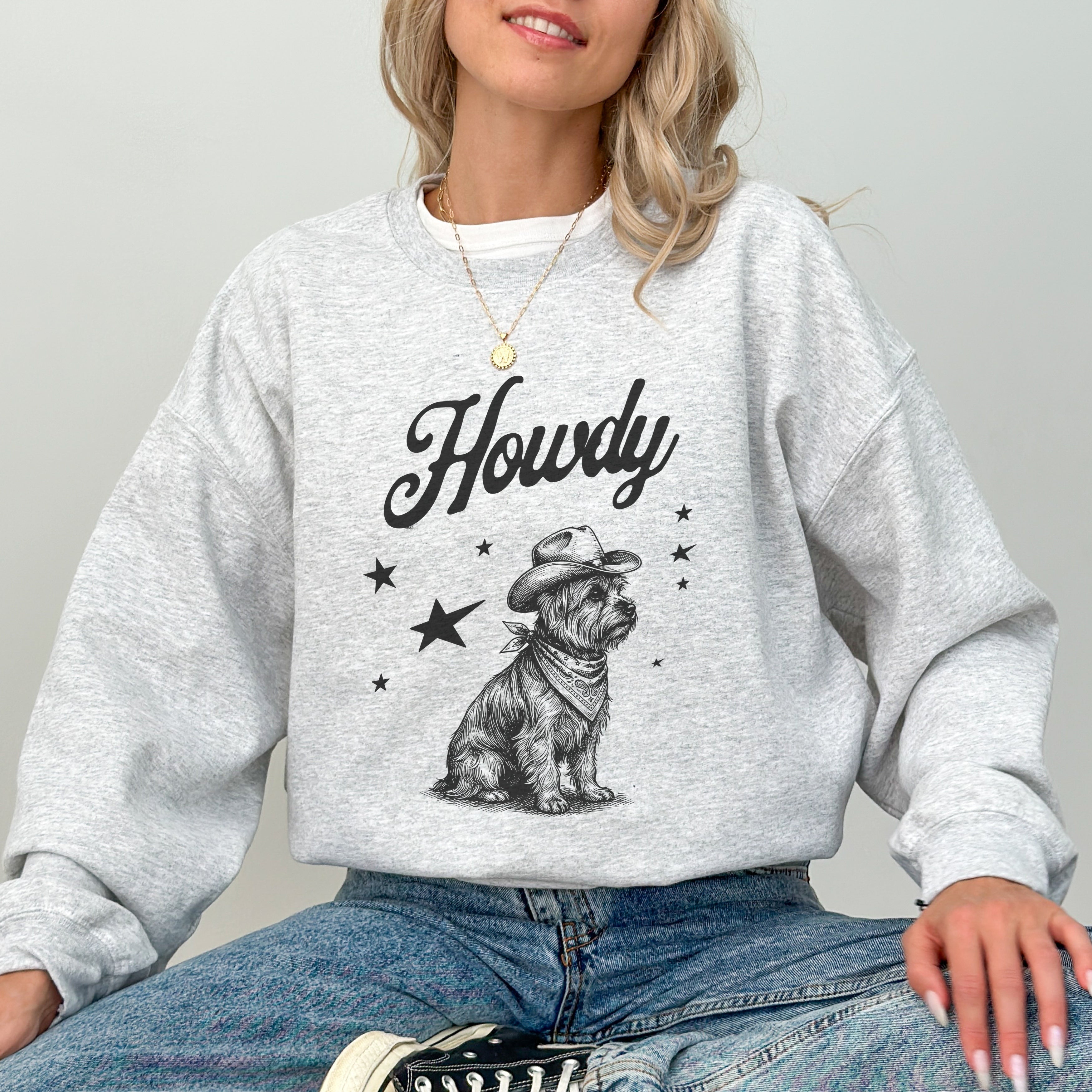Howdy Yorkshire Terrier Sweatshirt