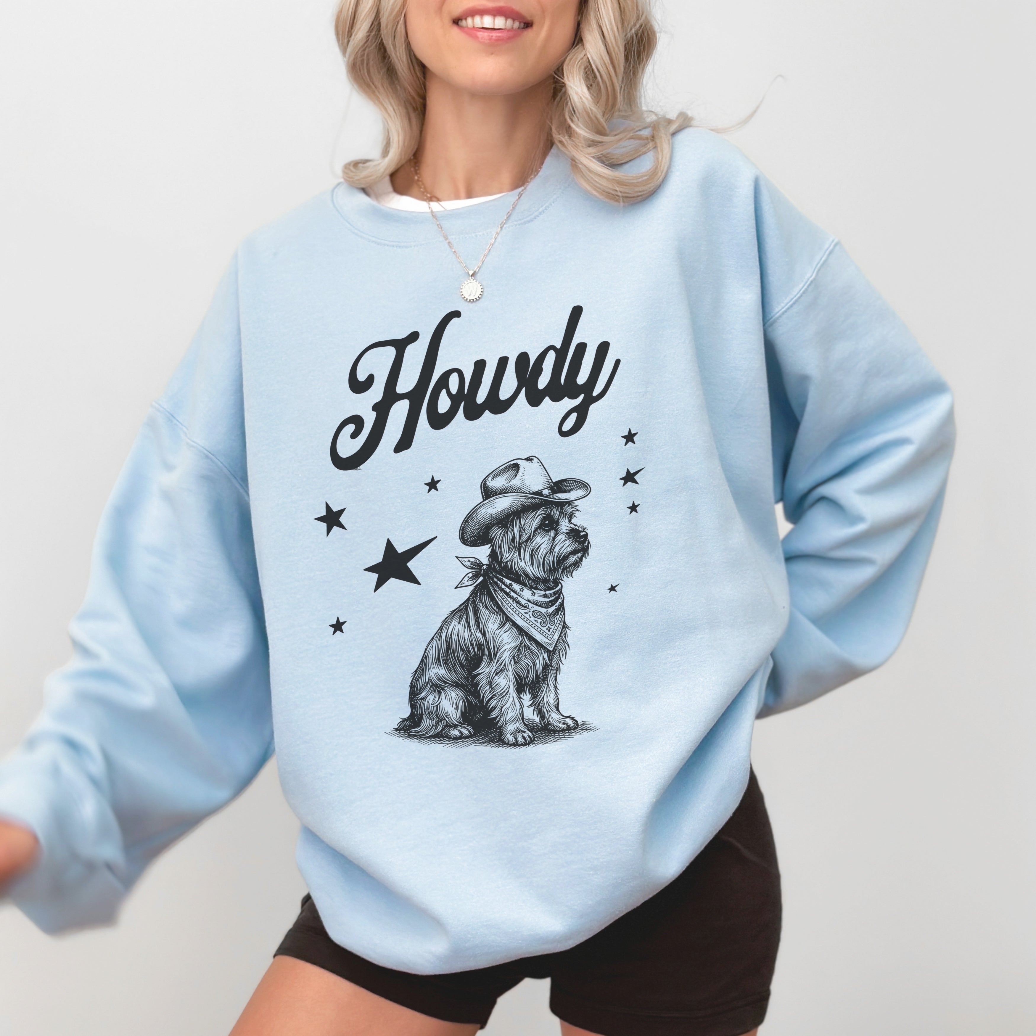 Howdy Yorkshire Terrier Sweatshirt