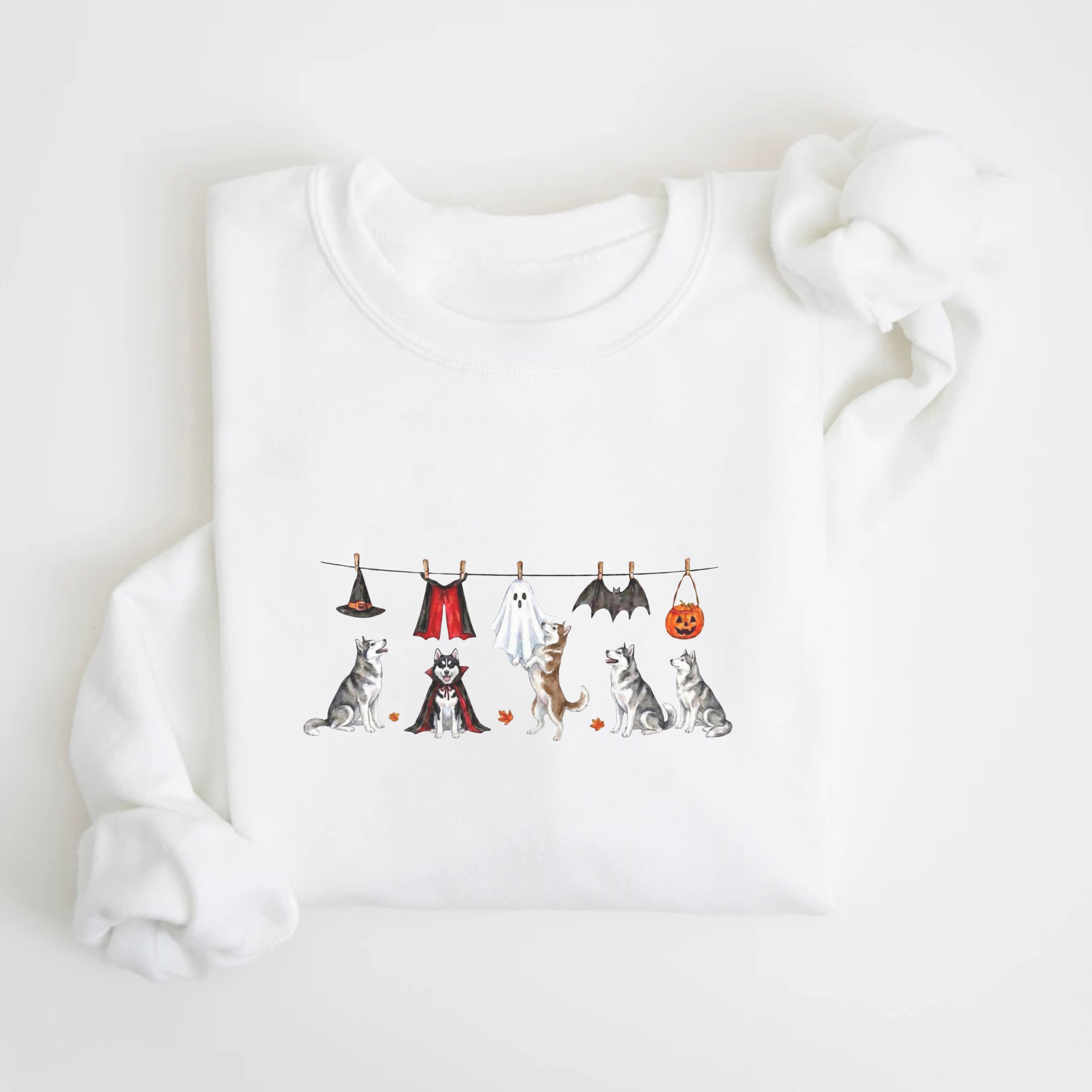 Husky Halloween Sweatshirt