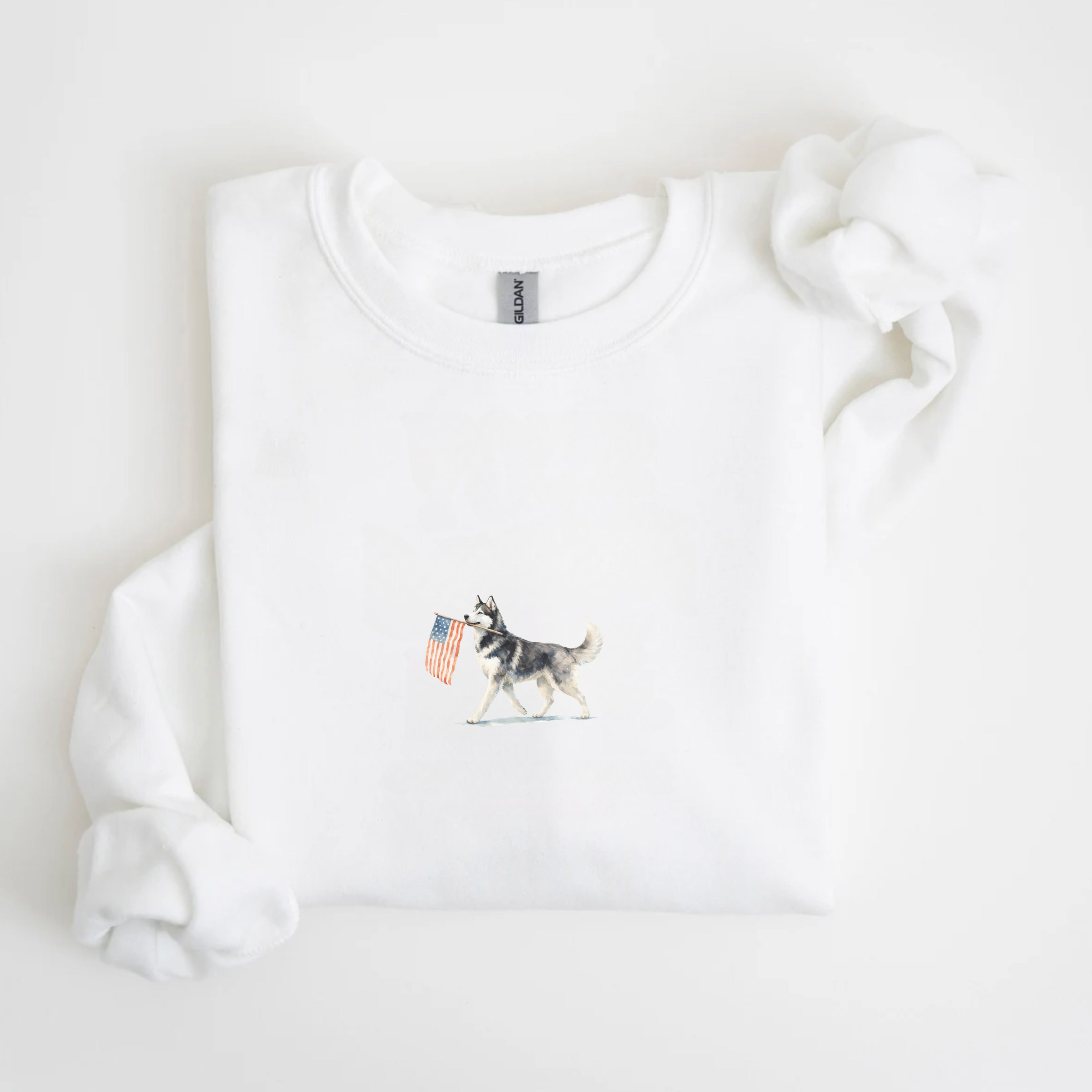 Husky US Flag Sweatshirt