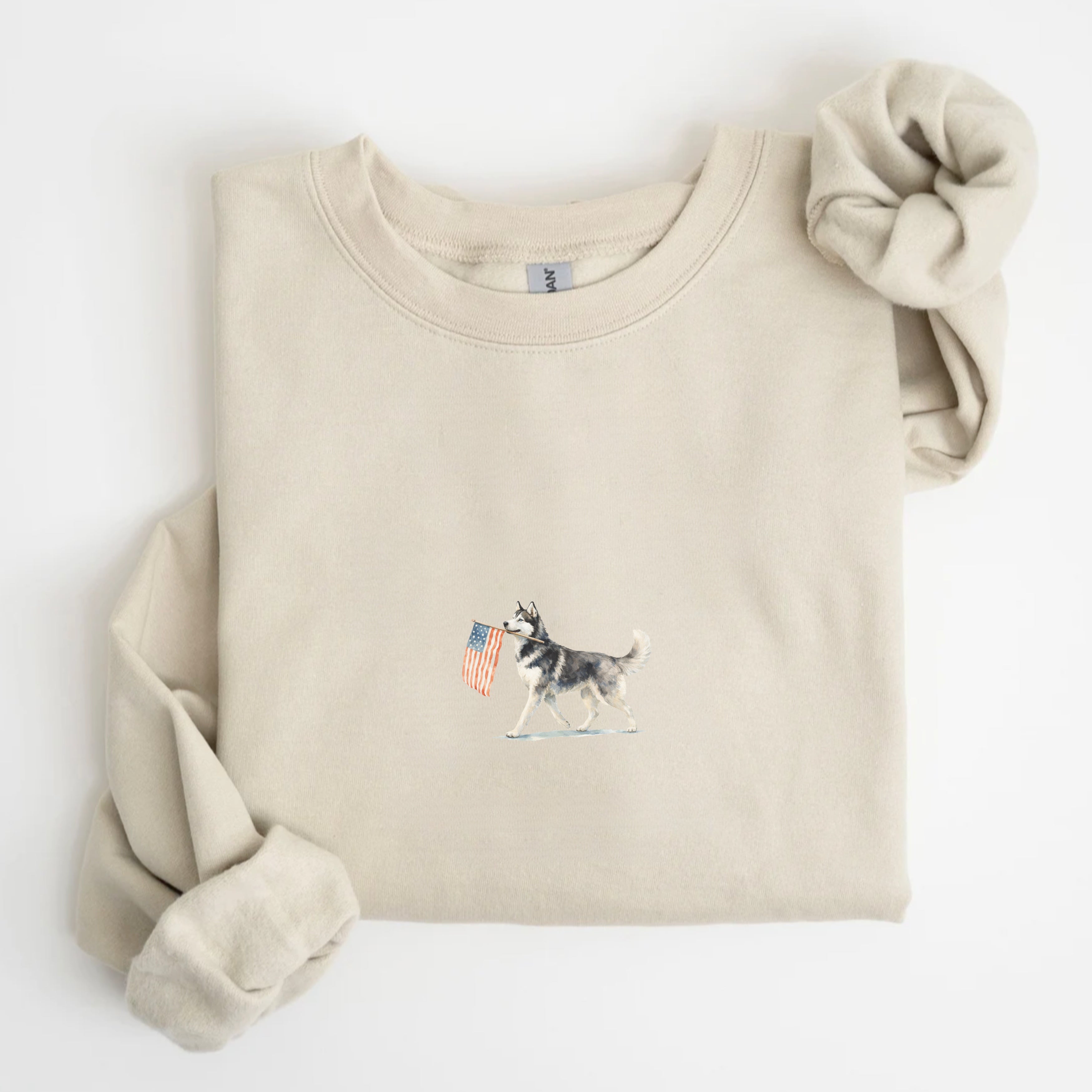 Husky US Flag Sweatshirt