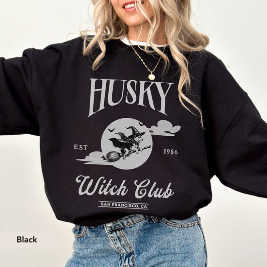 Husky Witch Club Sweatshirt