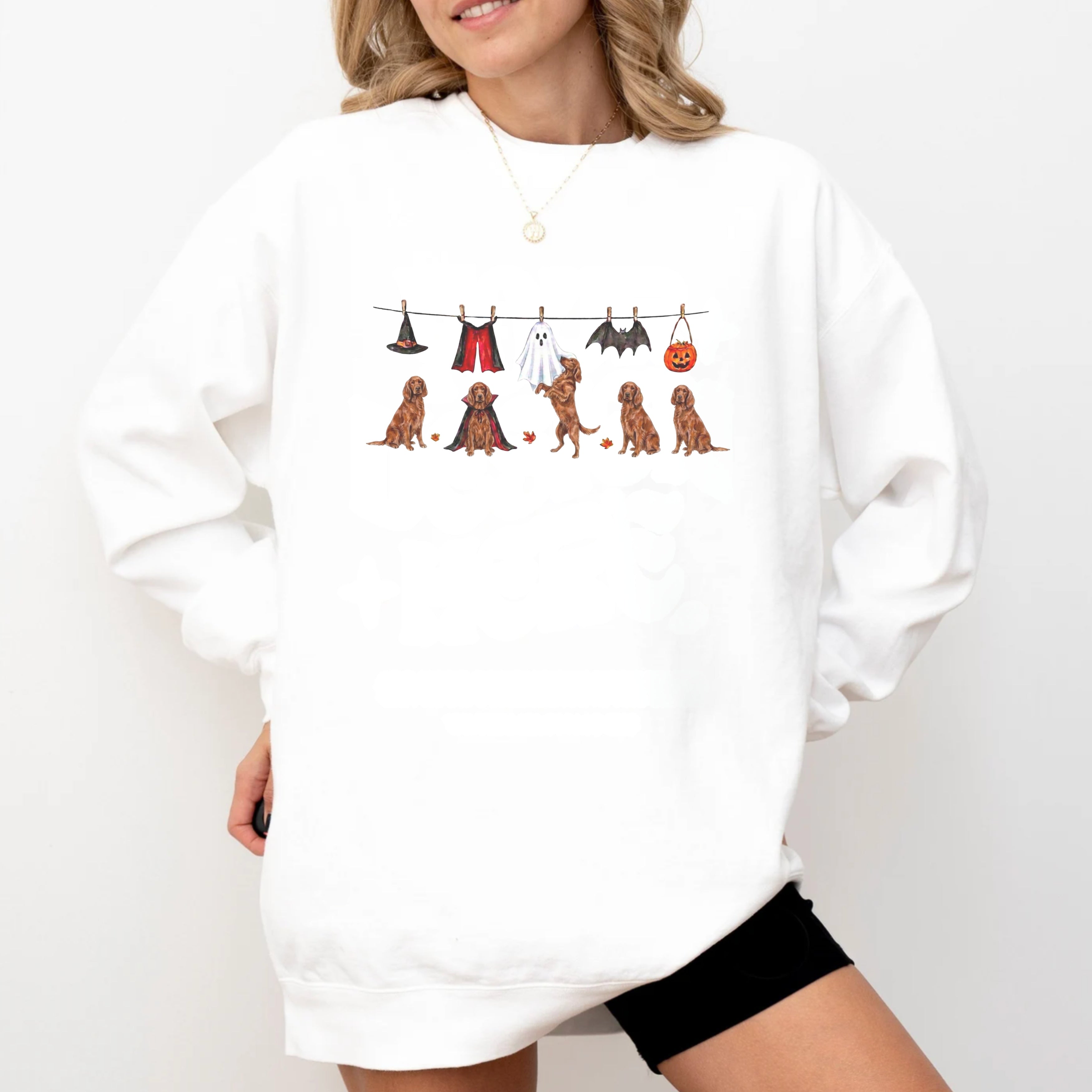Irish setter Halloween Sweatshirt