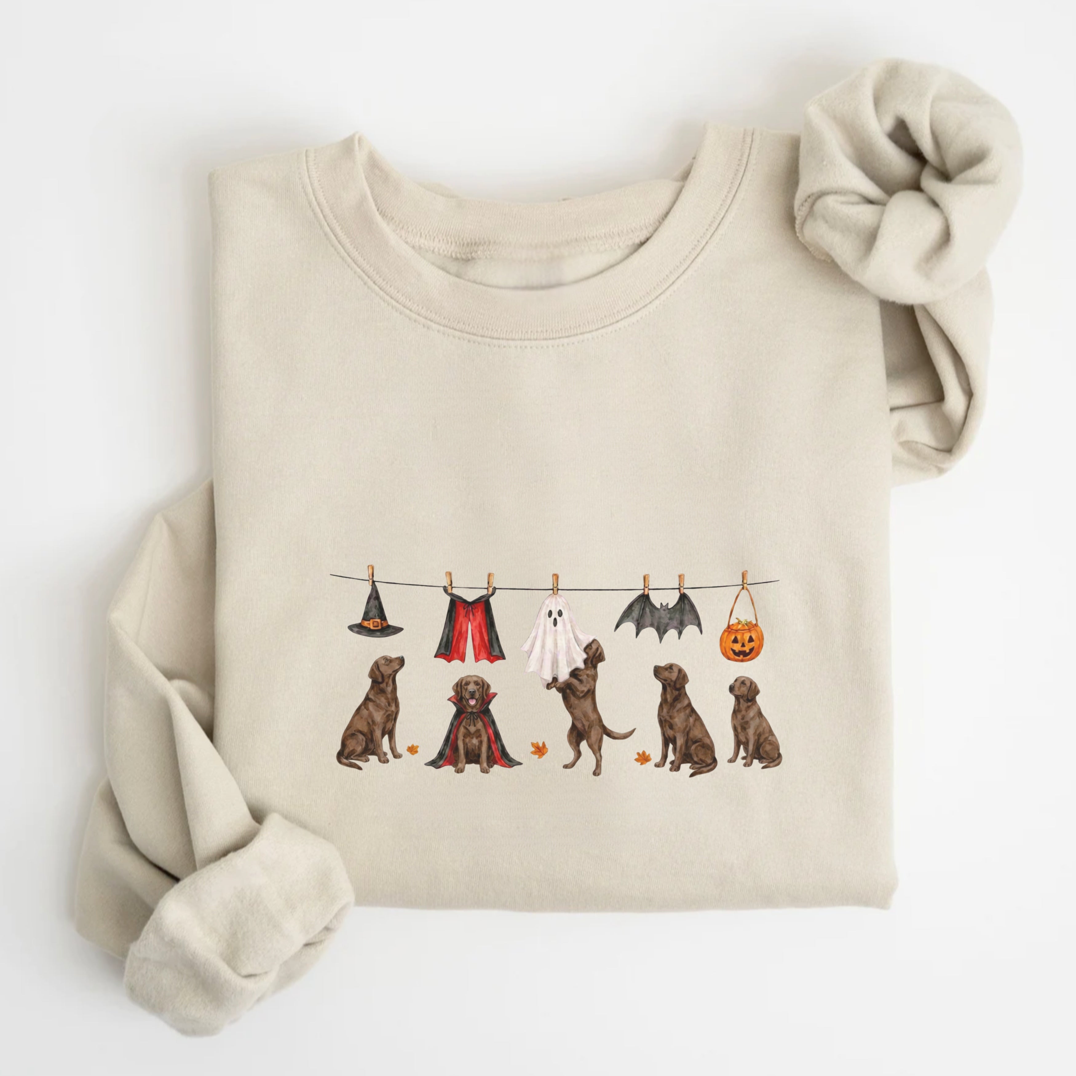 Labrador Chocolate Halloween Sweatshirt