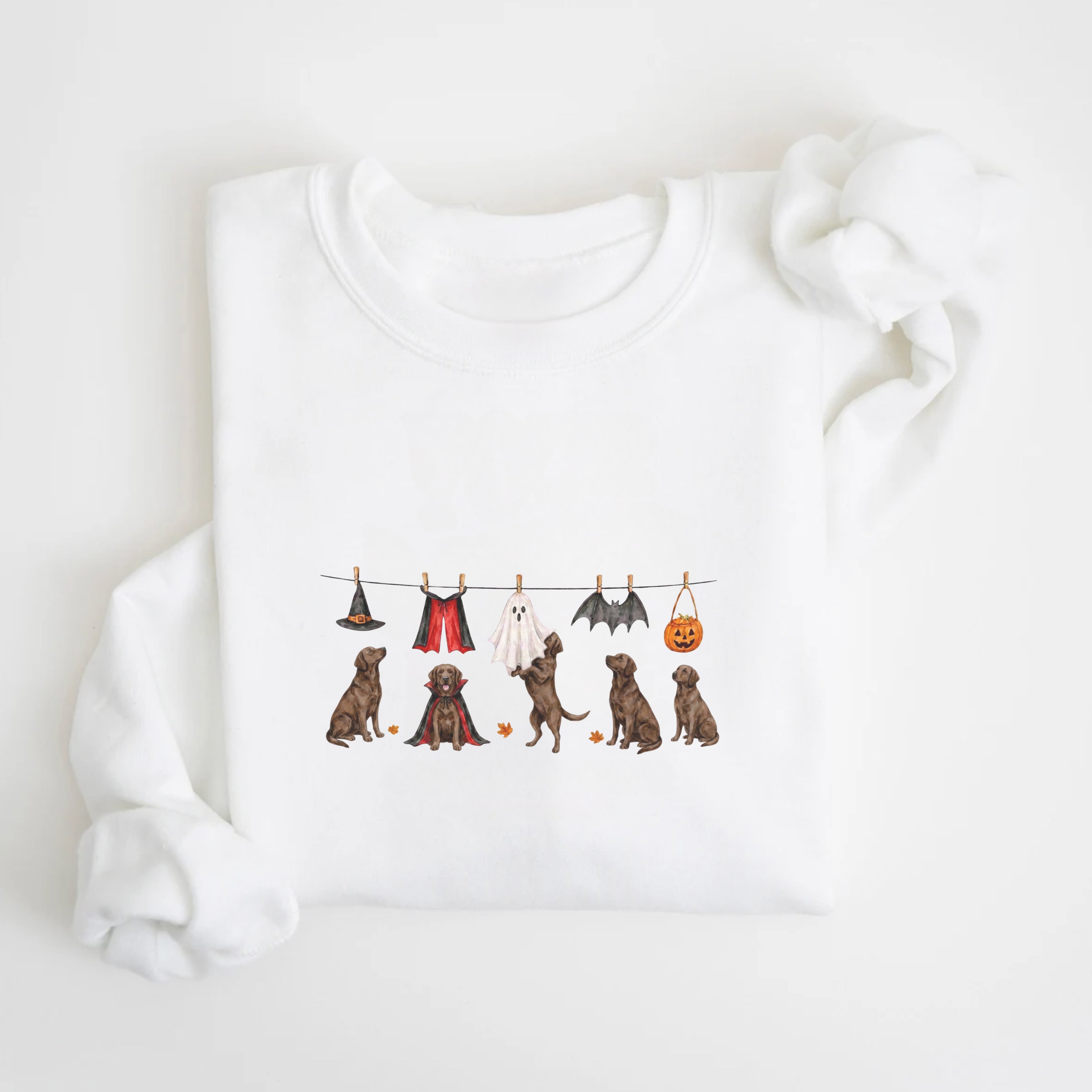 Labrador Chocolate Halloween Sweatshirt