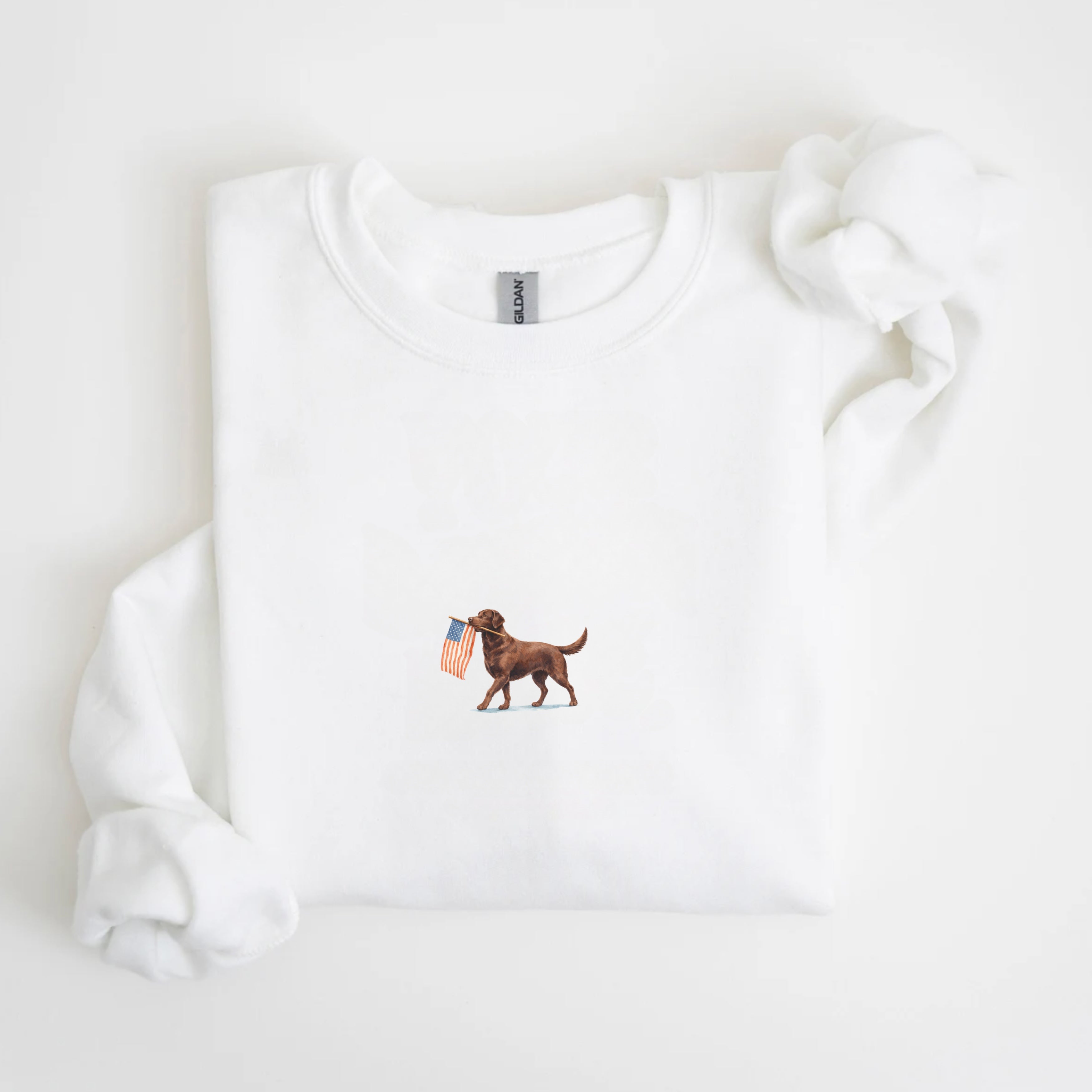Labrador Chocolate USA Sweatshirt