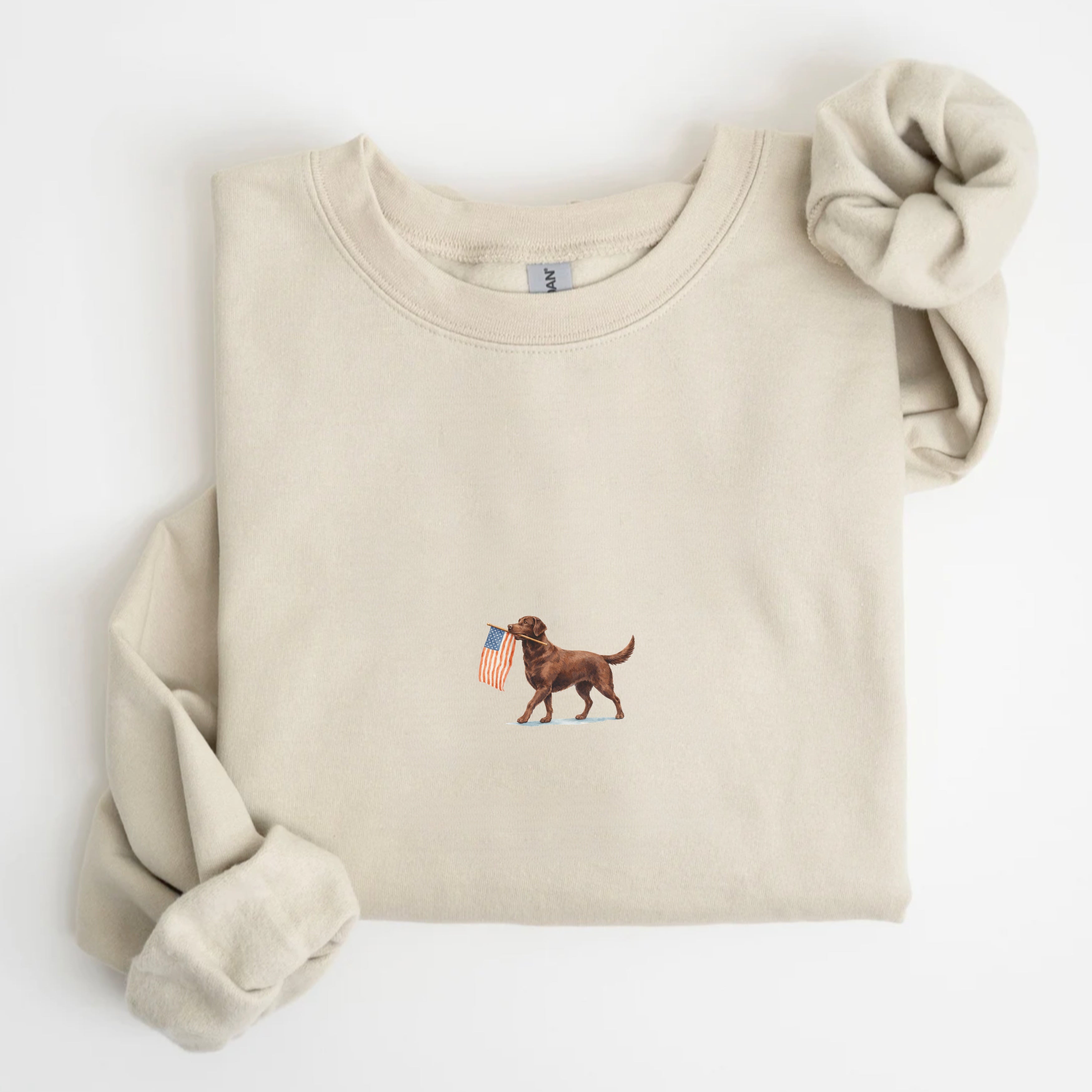 Labrador Chocolate USA Sweatshirt