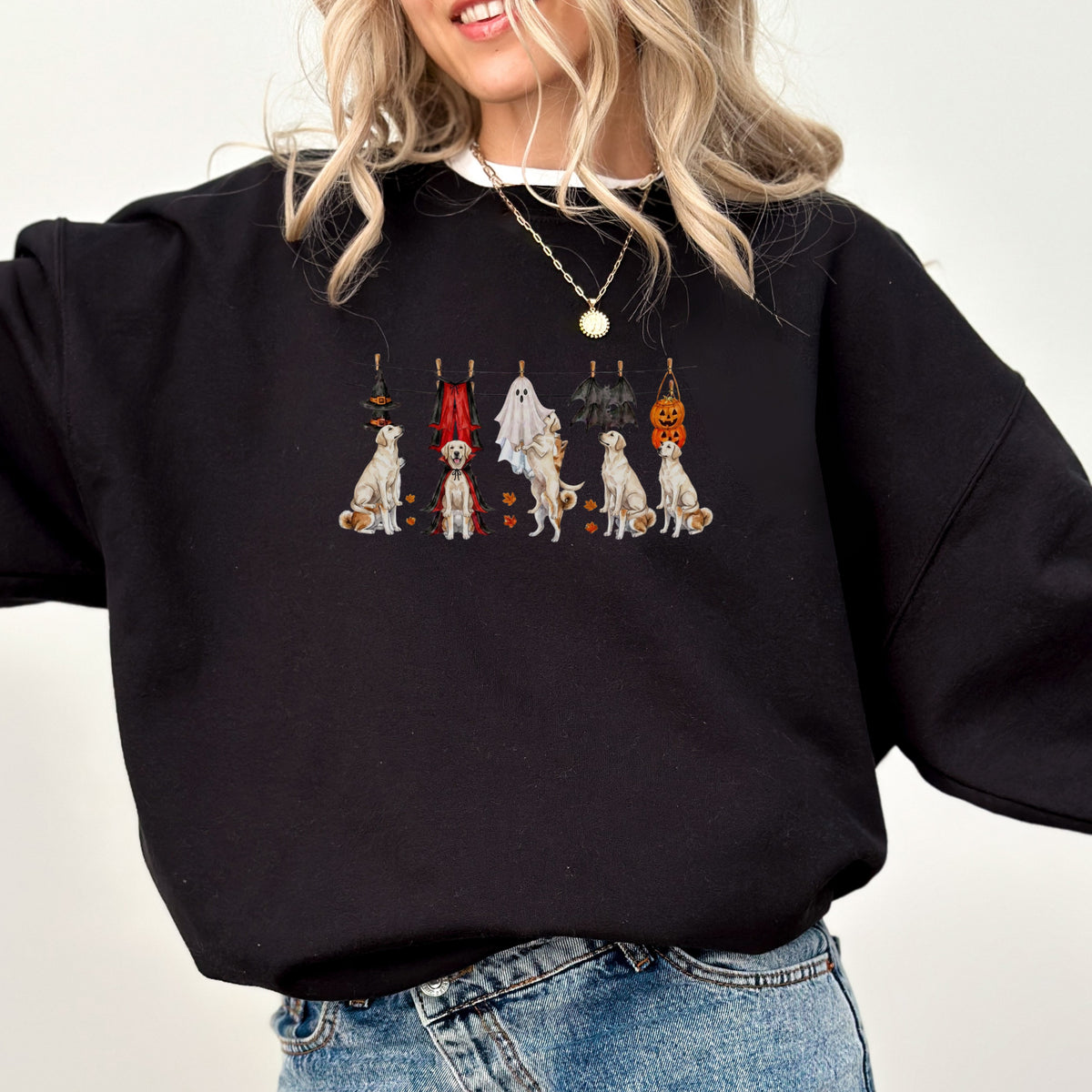 Labrador Cream Halloween Sweatshirt
