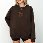 Labrador retriever chocolate Christmas Sweatshirt