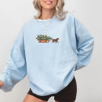 Labrador retriever chocolate  Christmas Tree sweatshirt