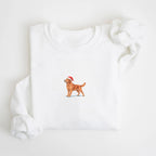 Labrador retriever fox red  Christmas Sweatshirt